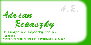 adrian repaszky business card
